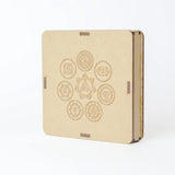 Selenite Chakra Charging Plate – Square