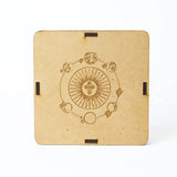 Selenite Solar System Energy Charging Plate - Round