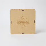 Selenite Dragonfly Spirit Charging Plate - Square