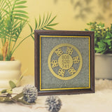 Zibu Plate Pyrite Frame