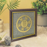 Zibu Plate Pyrite Frame