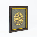 Pyrite Shri Yantra Chakra Frame