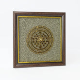 Pyrite Shri Yantra Chakra Frame