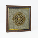Pyrite Shri Yantra Chakra Frame