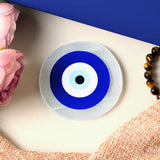 Selenite Evil Eye Protection Charging Plate - Round