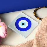 Selenite Evil Eye Protection Charging Plate - Square