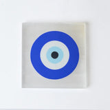 Selenite Evil Eye Protection Charging Plate - Square