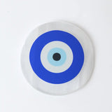 Selenite Evil Eye Protection Charging Plate - Round