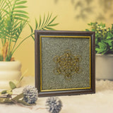 Shri Chakra Raw Pyrite Frame