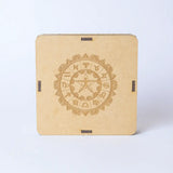 Selenite Zodiac Charging Plate – Round