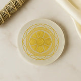 Selenite Lotus Flower Charging Plate - Round