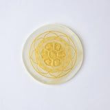 Selenite Lotus Flower Charging Plate - Round