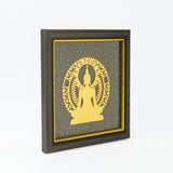 Buddha Dharma Chakra Pyrite Frame