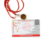 4 mukhi rudrax locket