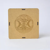 Selenite Triple Moon Charging Plate - Round