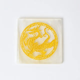 Selenite Dragon Charging Plate– Square
