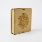 Selenite Merkaba Charging Plate - Round