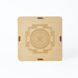 Selenite Shri Yantra Charging Plate - Square