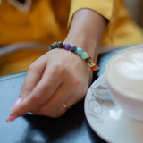 7 chakra with cat eye