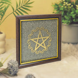 Maha Lakshmi Yantra Pyrite Frame