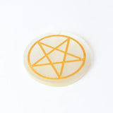 Selenite Pentacle Protection Charging Plate