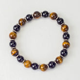 Black Turmiline and Tiger eye