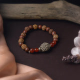 Mesh Rashi Rudrax Bracelet