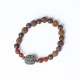 Mesh Rashi Rudrax Bracelet