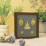 Pyrite Lakshmi with Kuber Key