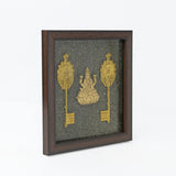 Pyrite Lakshmi with Kuber Key