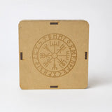 Selenite Viking Vegvisir Protection Charging Plate - Square