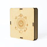 Selenite Solar System Energy Charging Plate - Round