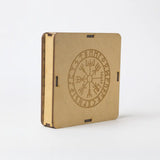 Selenite Viking Vegvisir Protection Charging Plate - Round