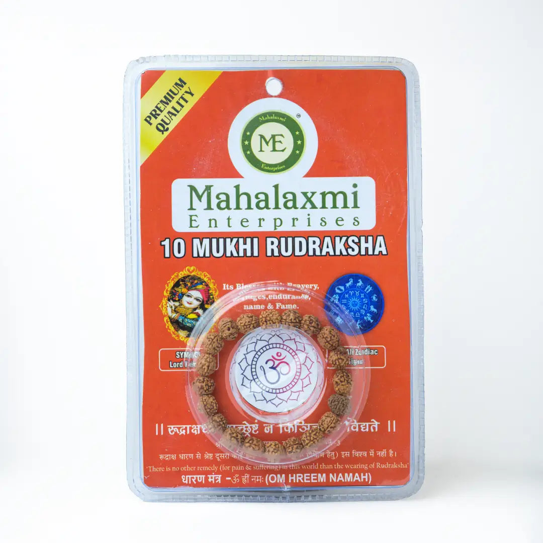 10 Mukhi Rudrax Bracelet