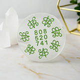 Selenite Abundance Energy Grid Plate – Round