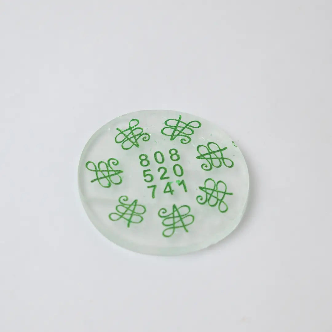 Selenite Abundance Energy Grid Plate – Round