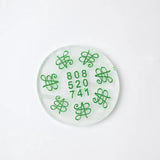 Selenite Abundance Energy Grid Plate – Round