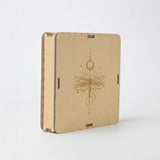 Selenite Dragonfly Spirit Charging Plate - Square