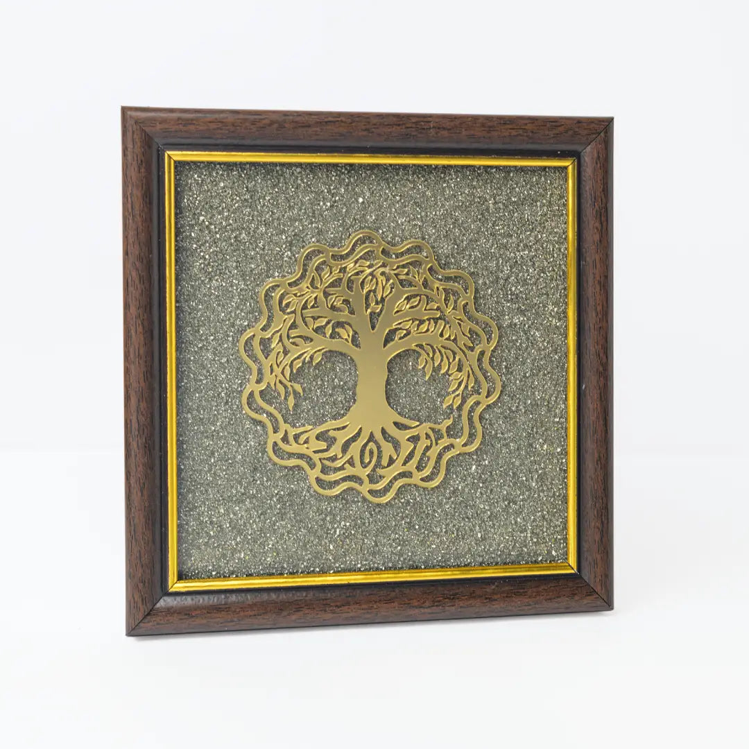Tree of Life Pyrite Frame