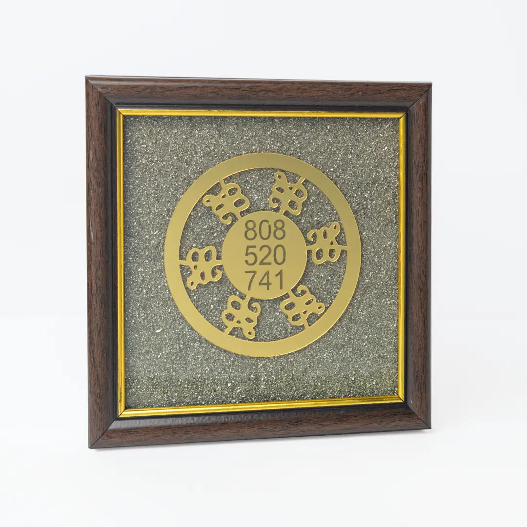 Zibu Plate Pyrite Frame