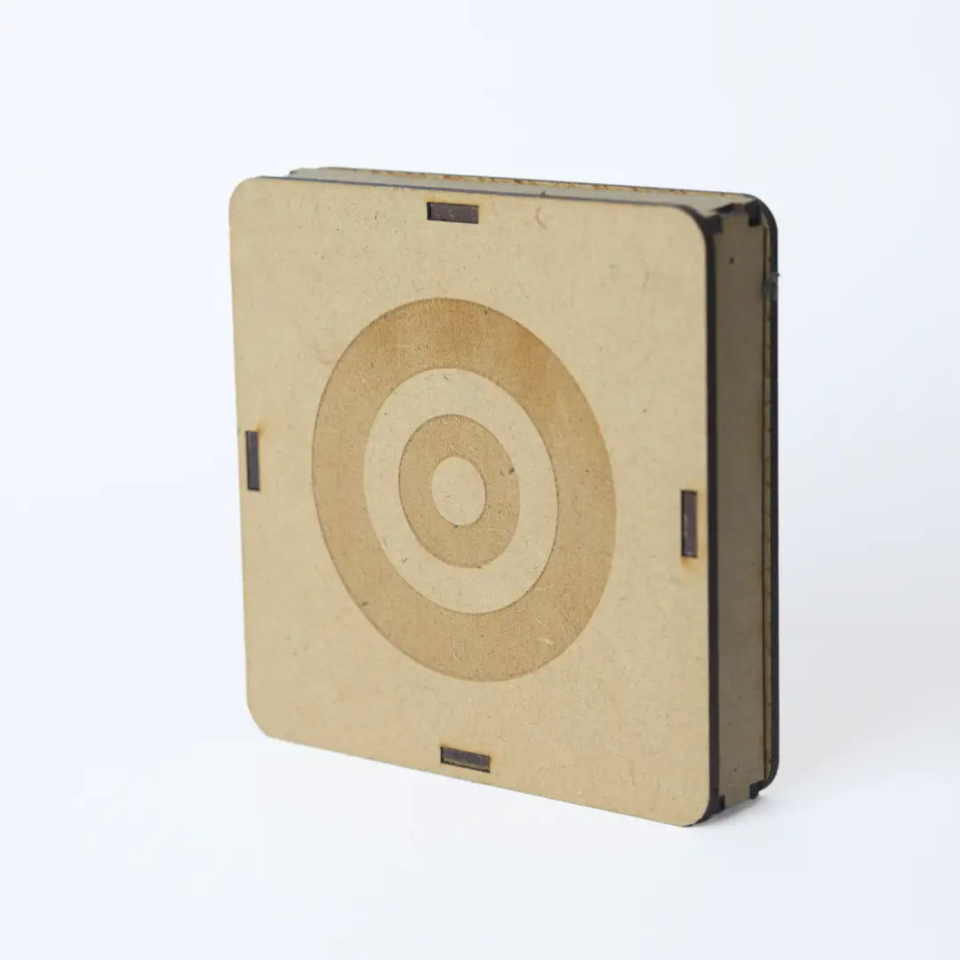 Selenite Evil Eye Protection Charging Plate - Square