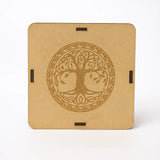 Selenite Tree of Life Charging Plate - Square