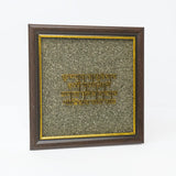 Krishna Mantra Pyrite Frame