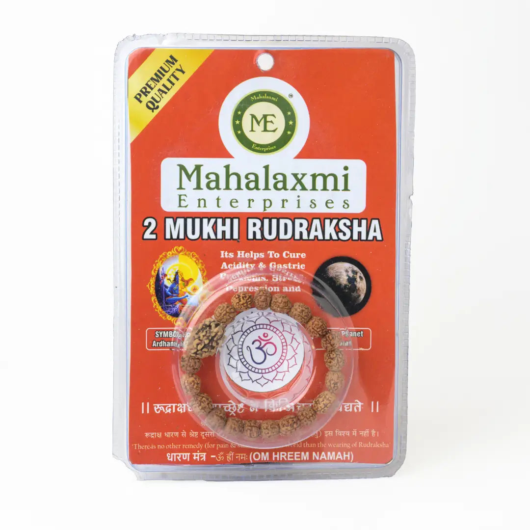 2  Mukhi Rudraksha Bracelet