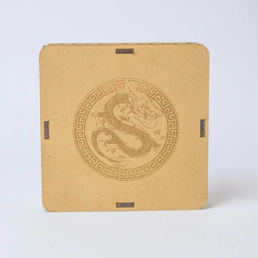 Selenite Dragon Charging Plate - Square