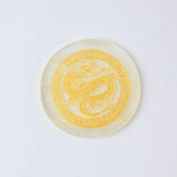 Selenite Dragon Charging Plate - Round