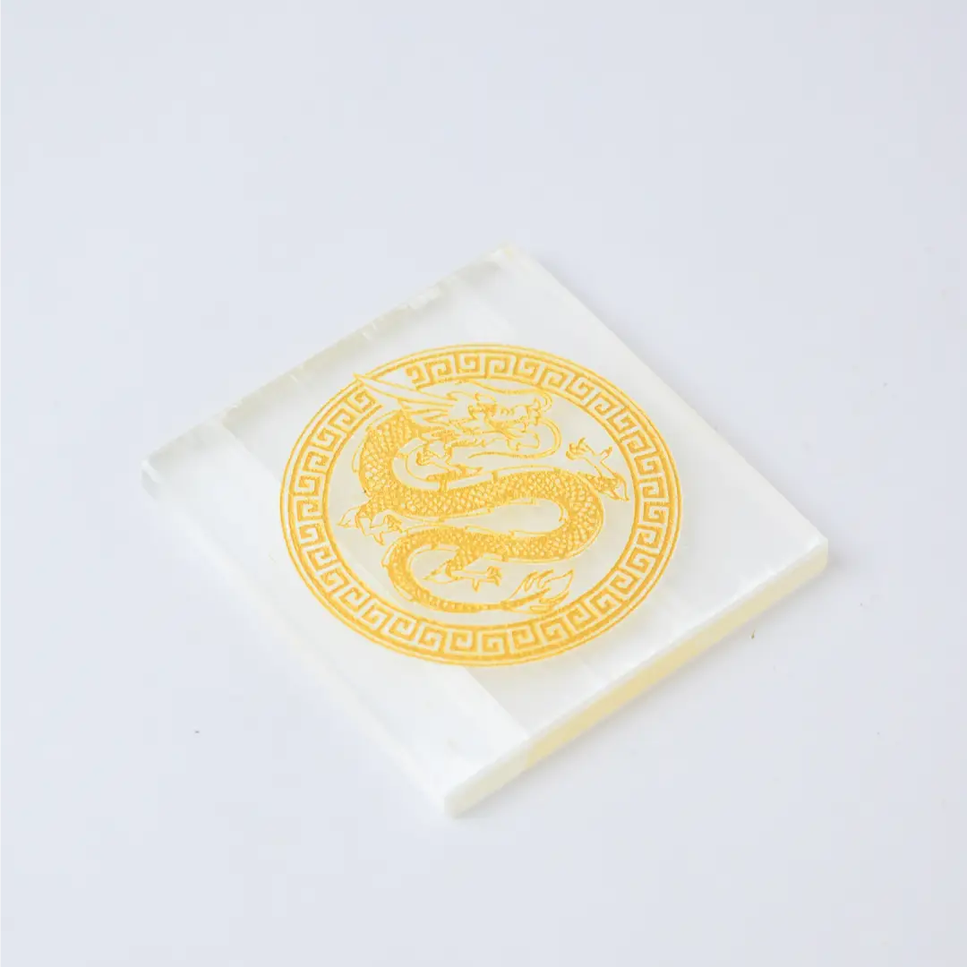 Selenite Dragon Charging Plate - Square