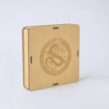 Selenite Dragon Charging Plate - Round