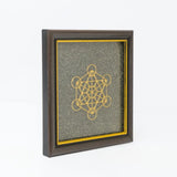 Shri Chakra Raw Pyrite Frame