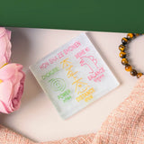 Selenite Reiki Symbols Charging Plate - Square